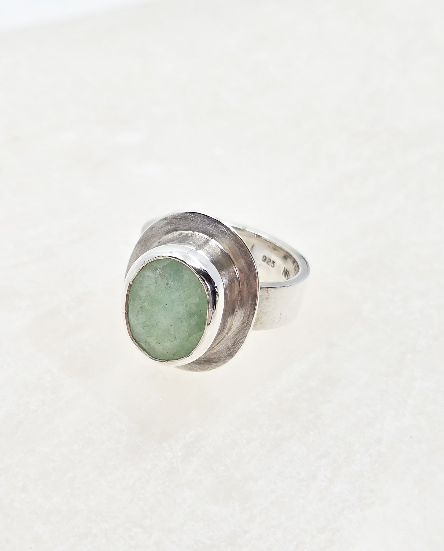 Emerald Bezel Ring
