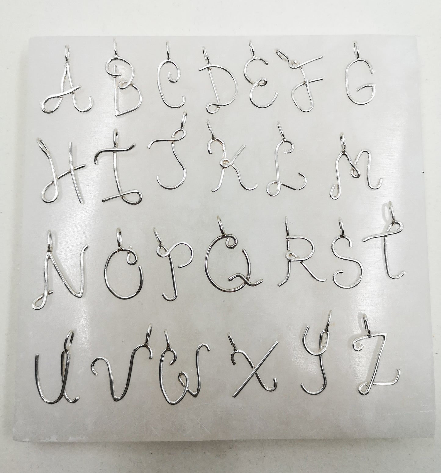 Alphabet charms