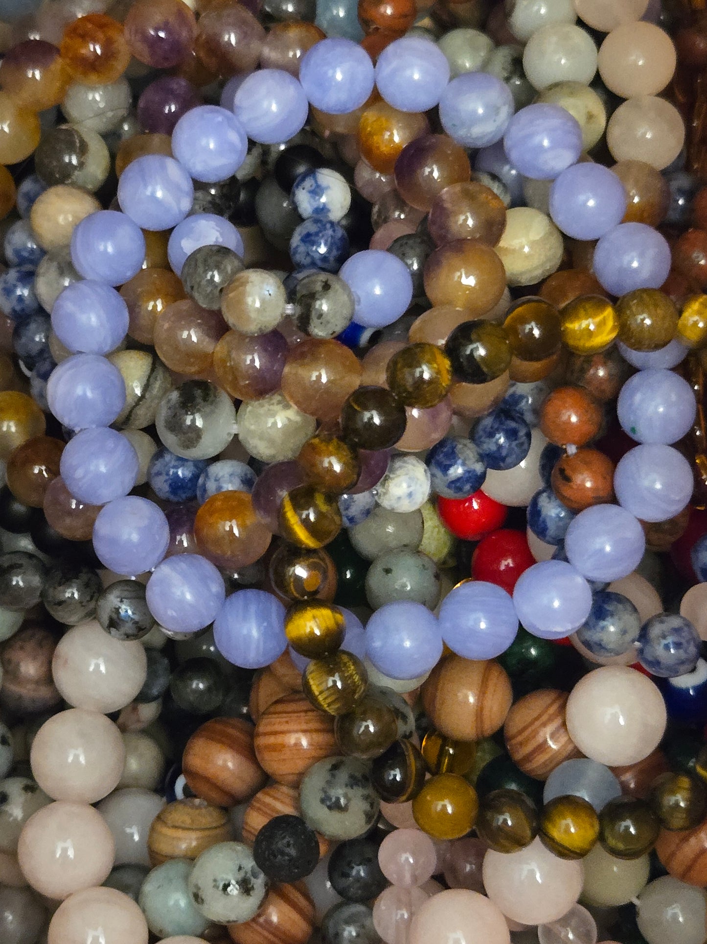 Assorted Beaded Stretch Bracelet