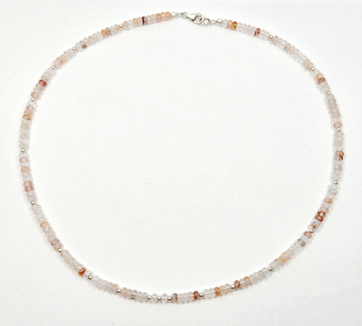 Strawberry Quartz Beaded necklace