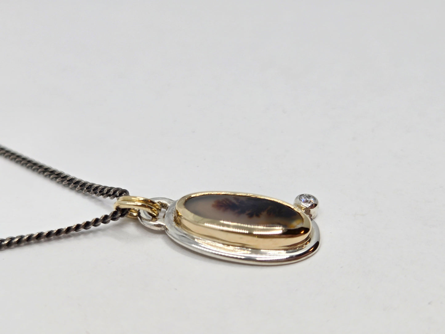 Dendritic Agate pendant