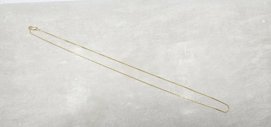 Yellow Gold Square Wheat Chain