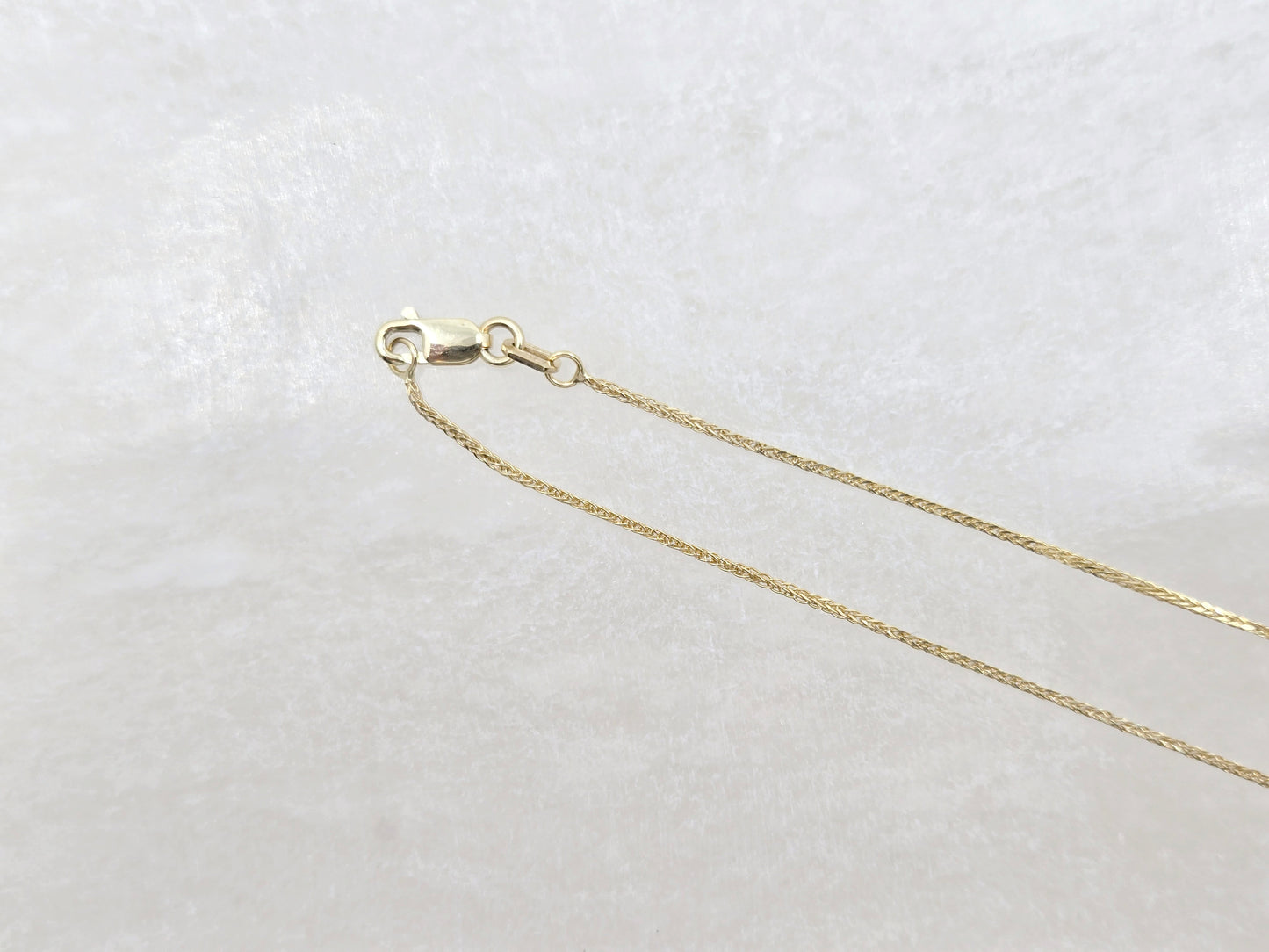 Yellow Gold Square Wheat Chain