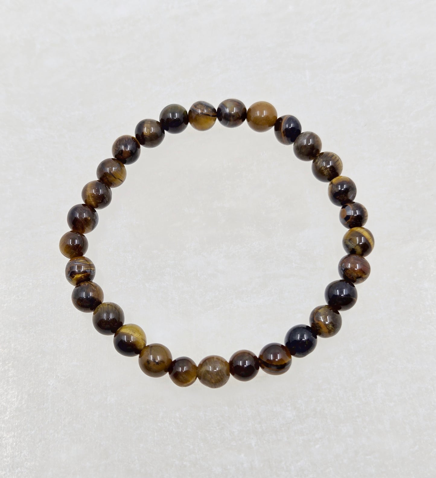 Tigers Eye Beaded Stretch Bracelet