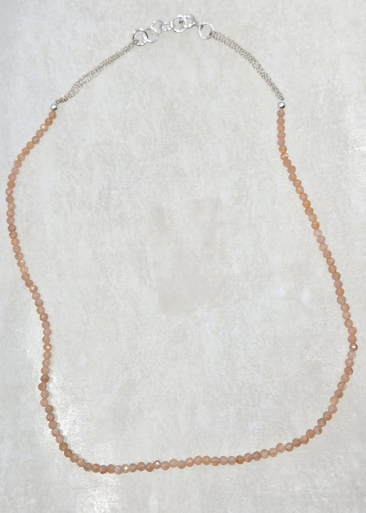 Sunstone Beaded necklace