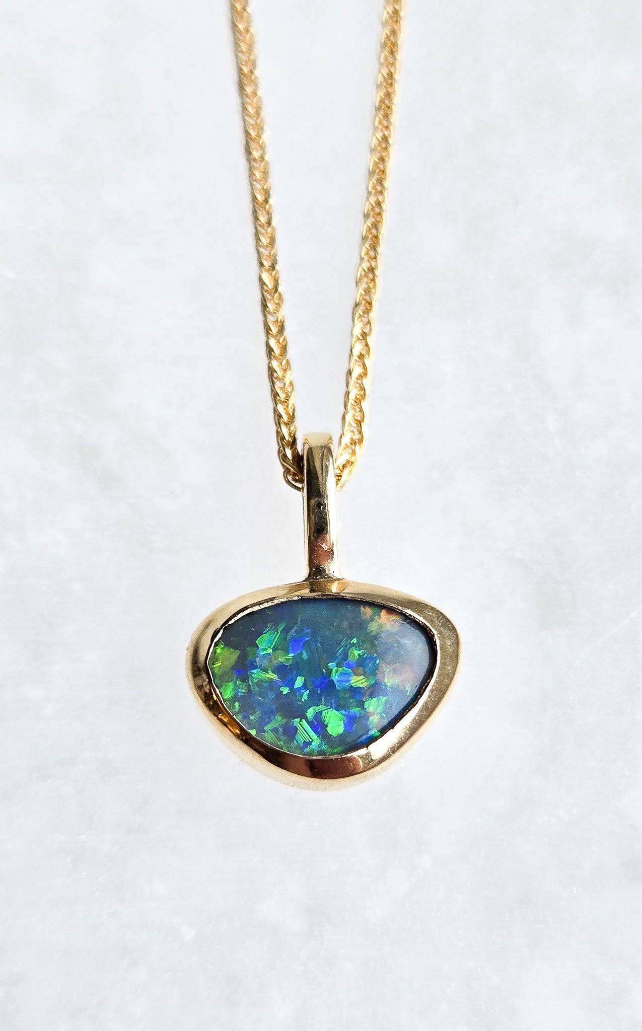 Lightning Ridge Opal Pendant