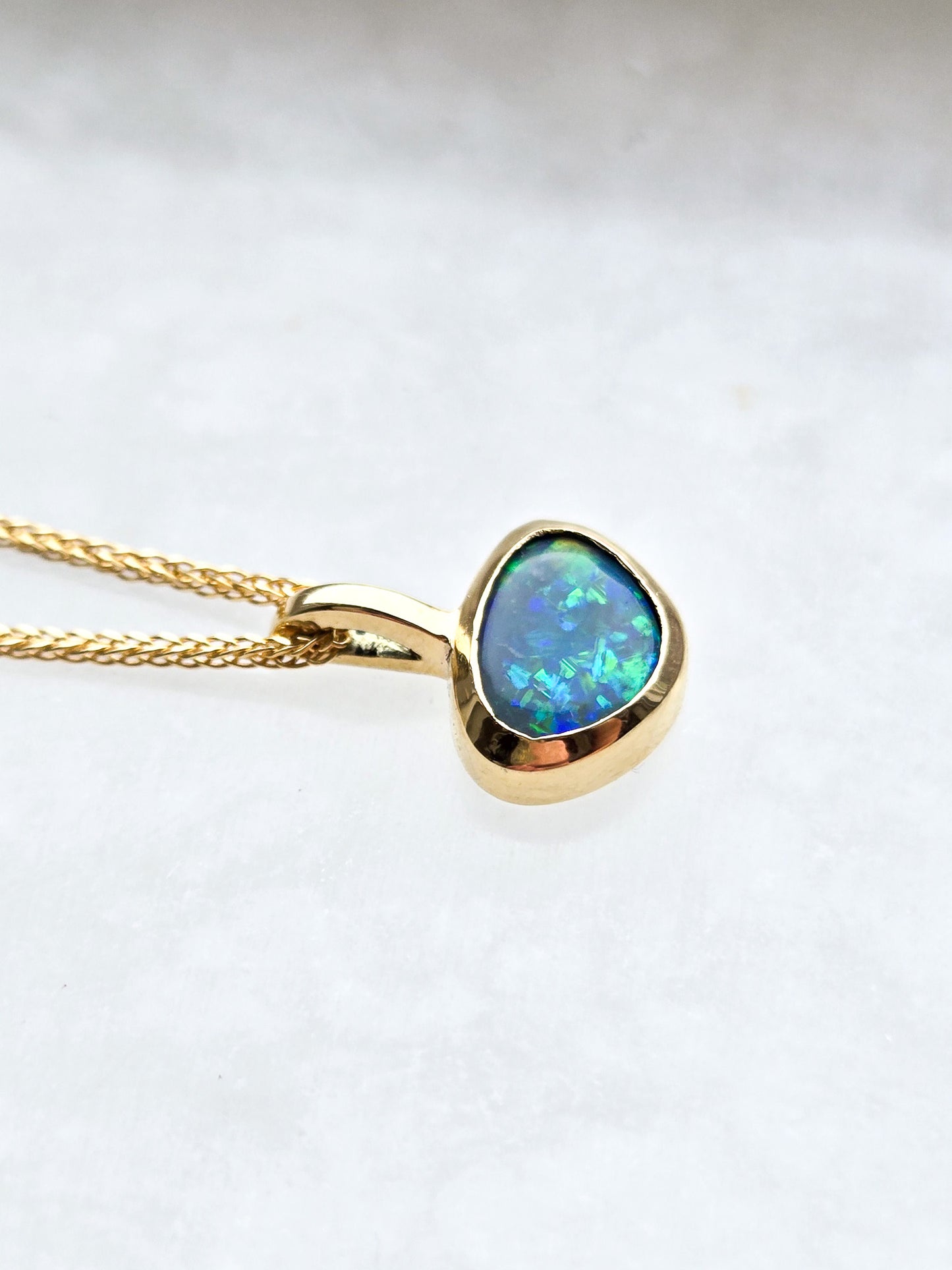 Lightning Ridge Opal Pendant