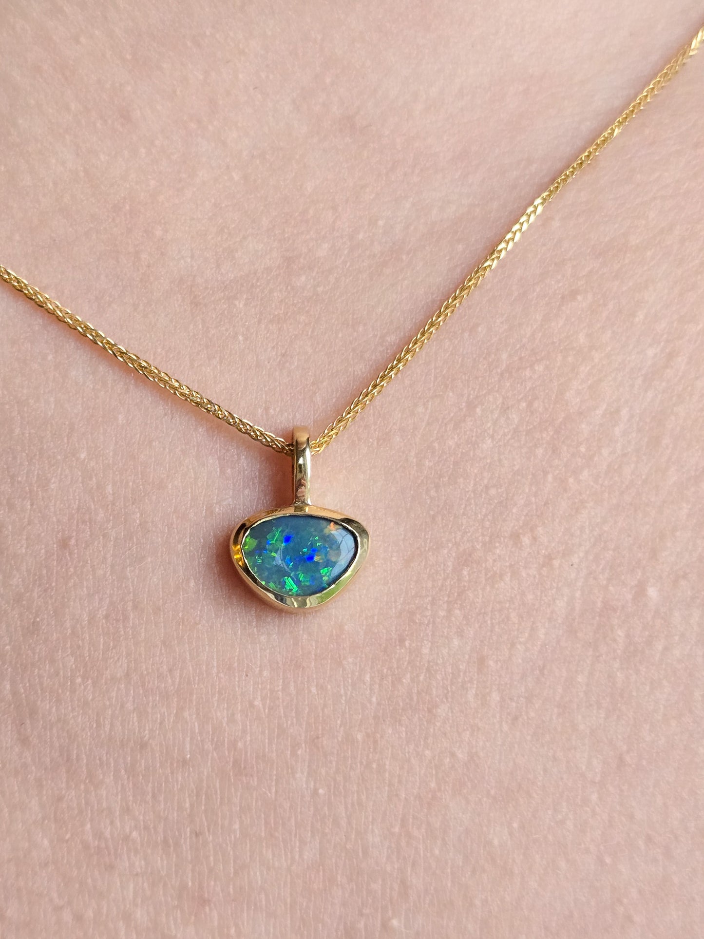 Lightning Ridge Opal Pendant