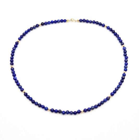 Lapis Beaded Necklace