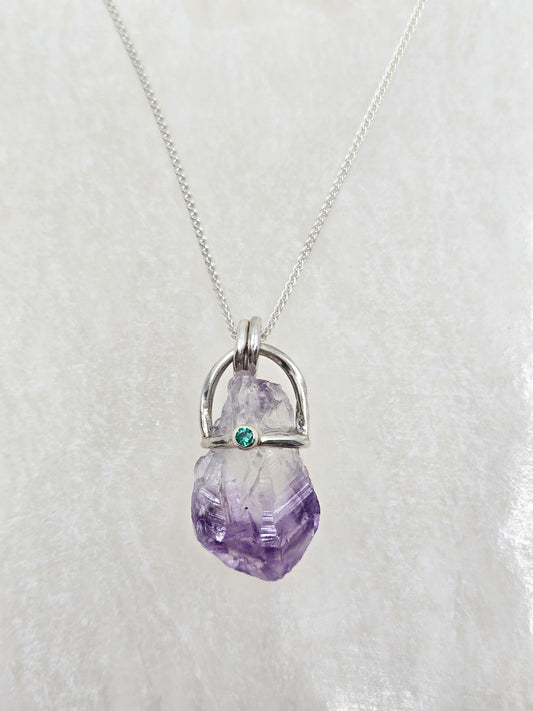 Amethyst Crystal Pendant