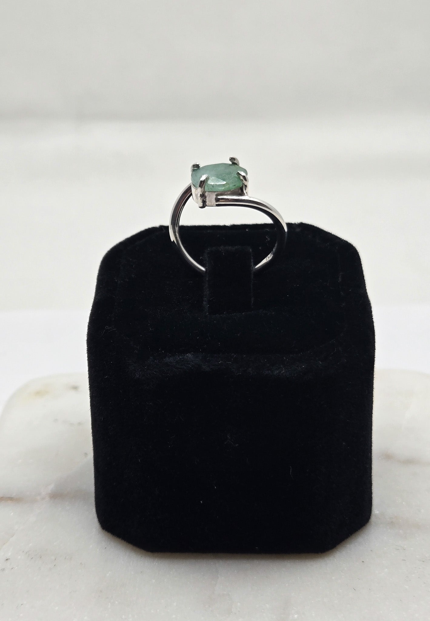 Emerald Bypass Ring