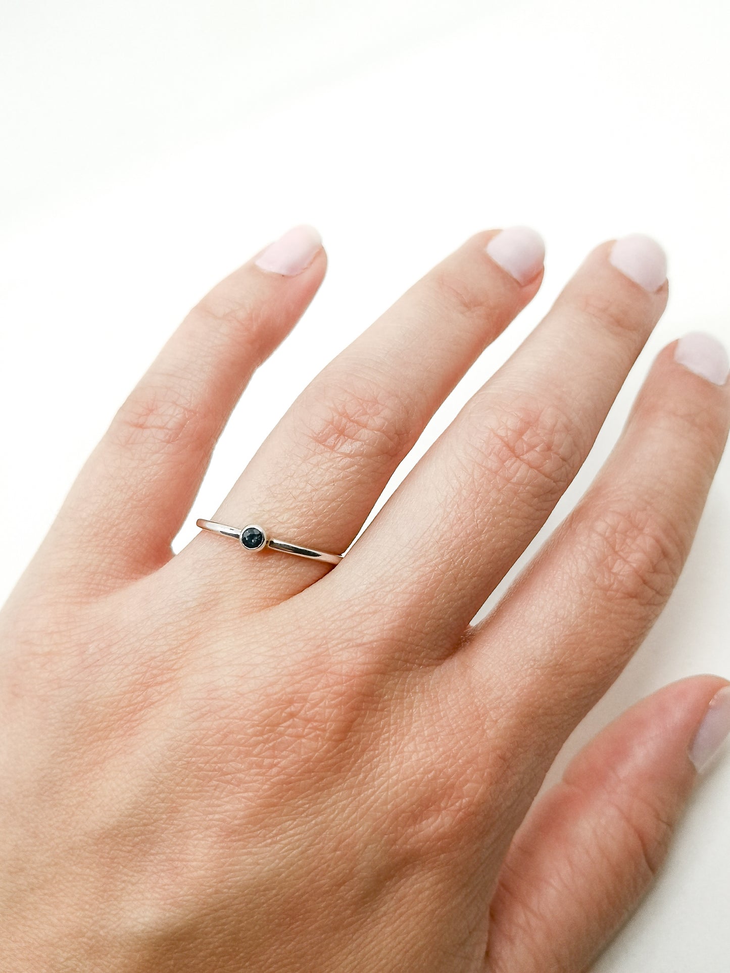 The Petit Grey Spinel Ring