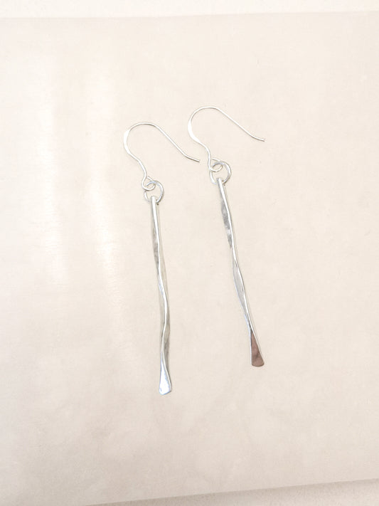 The Silver Twig Earrings