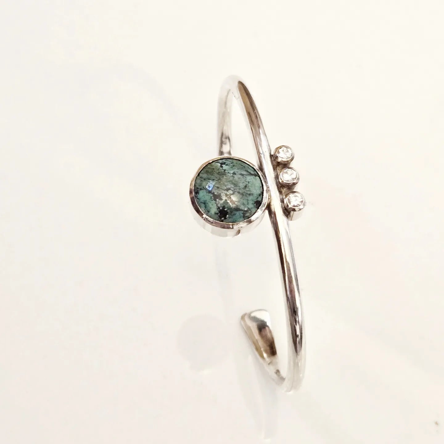 Turquoise and Sapphire Cuff