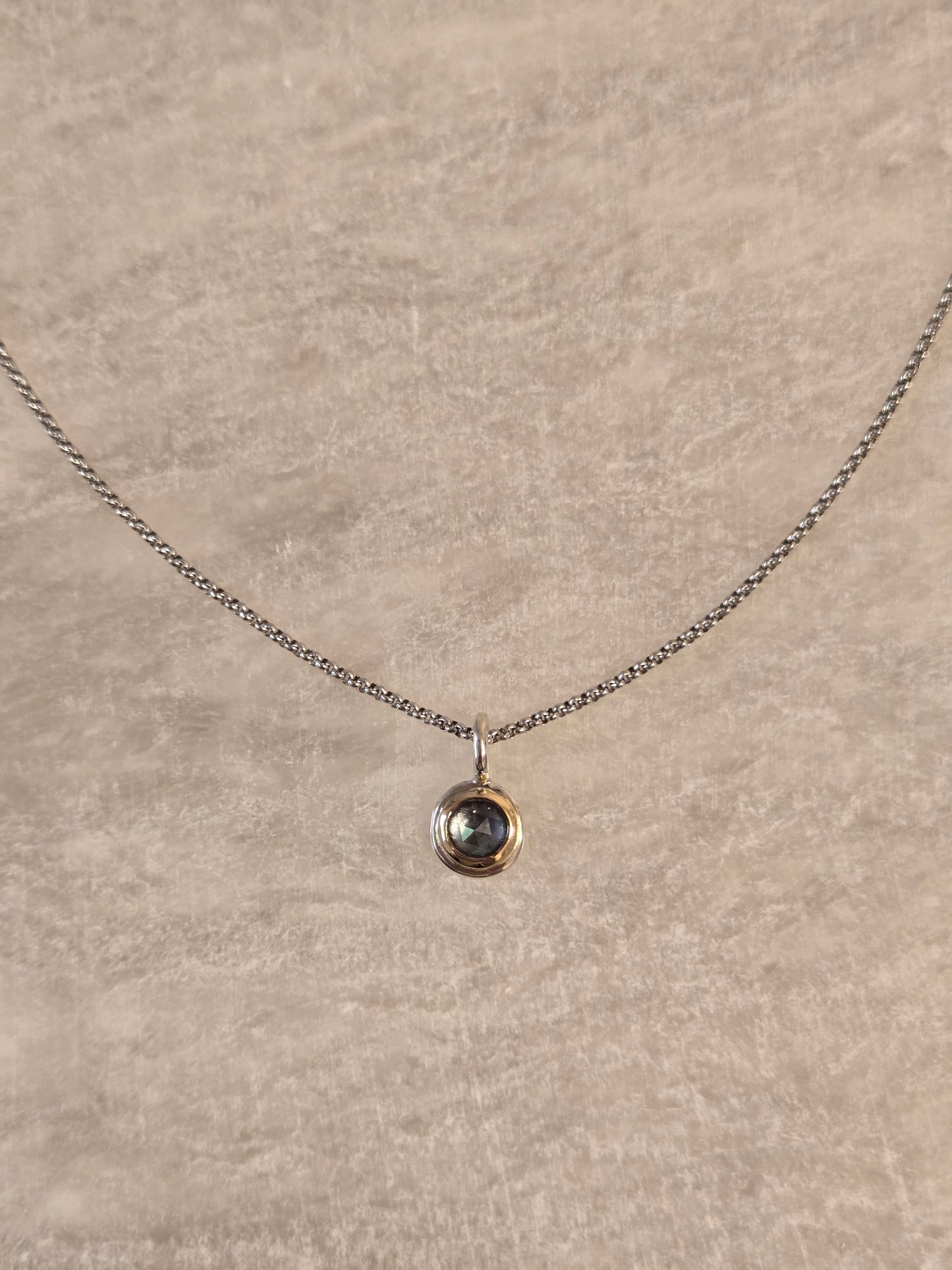 sm Montana Blue Sapphire necklace and pendant