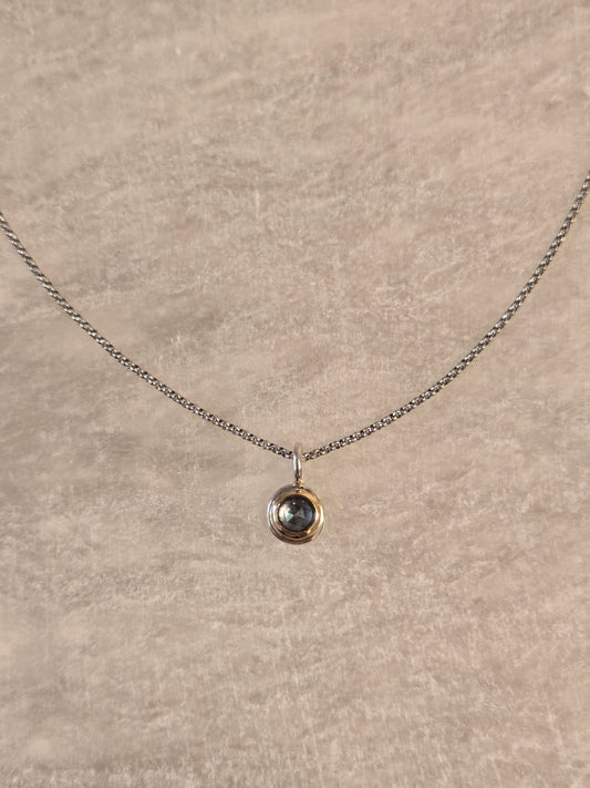 sm Montana Blue Sapphire necklace and pendant