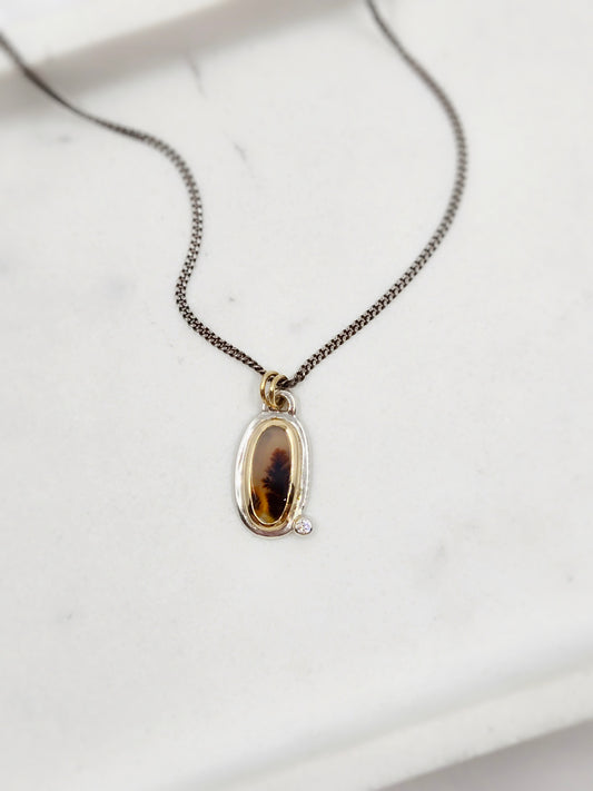 Dendritic Agate pendant