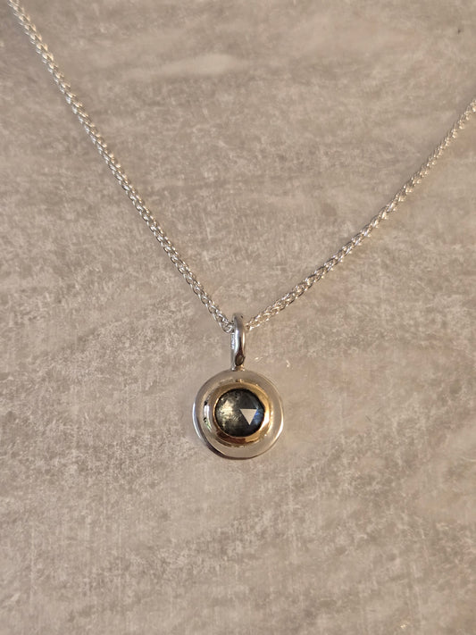 lg Montana Blue Sapphire necklace and pendant