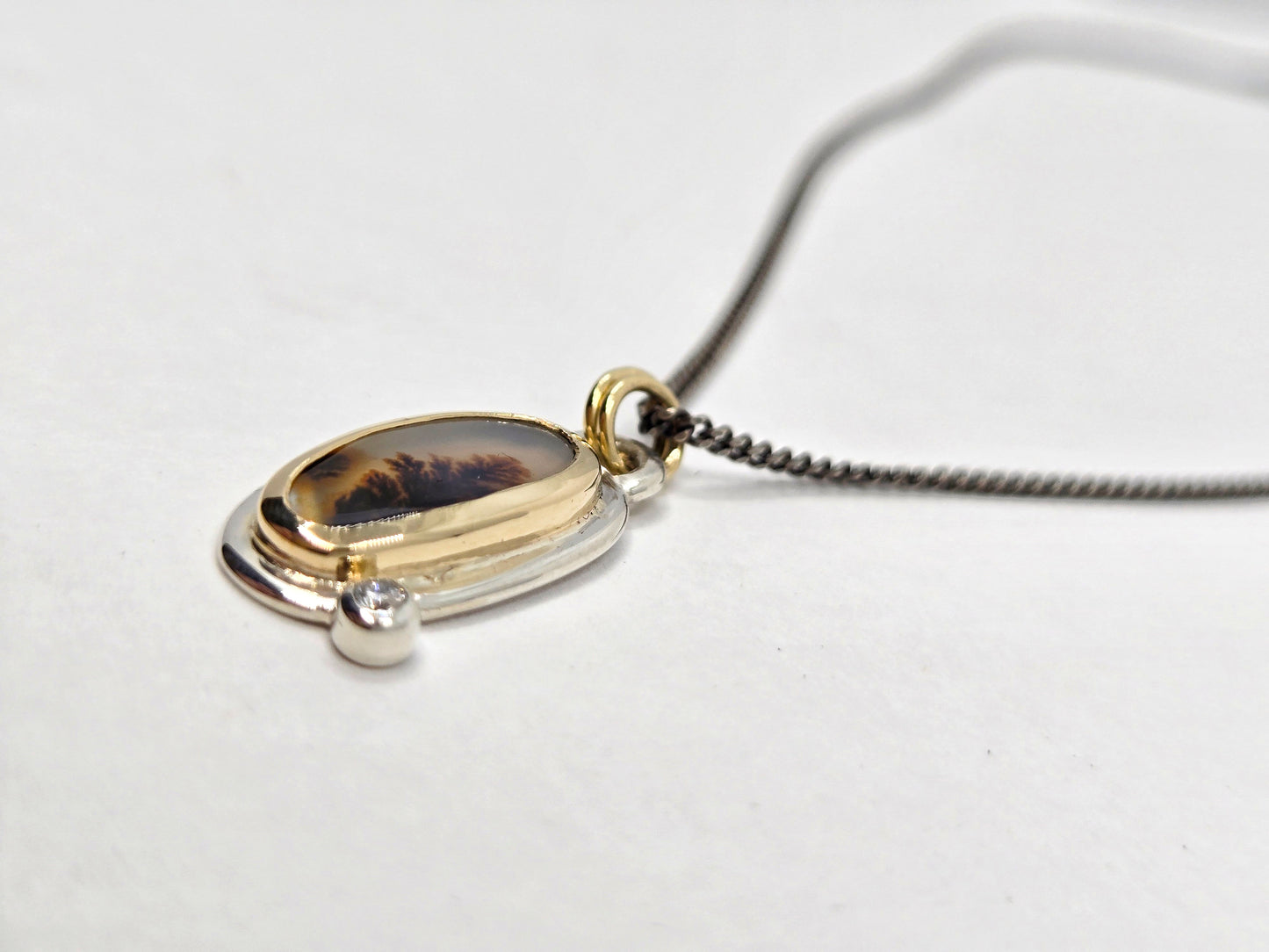 Dendritic Agate pendant