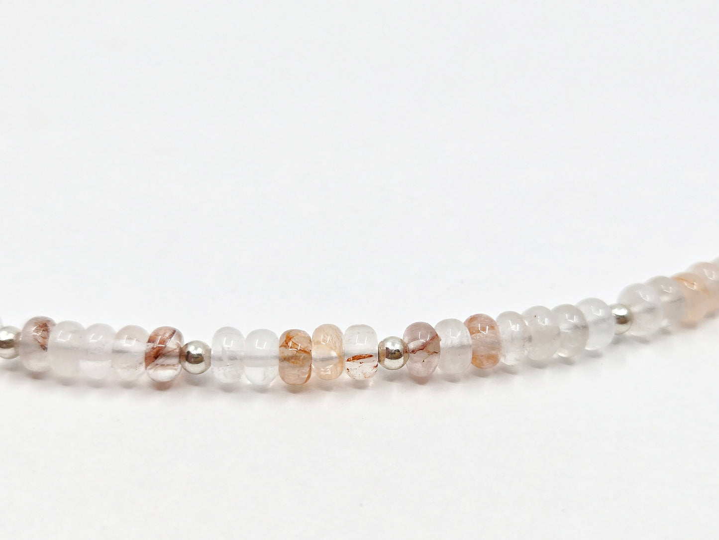 Strawberry Quartz Beaded necklace