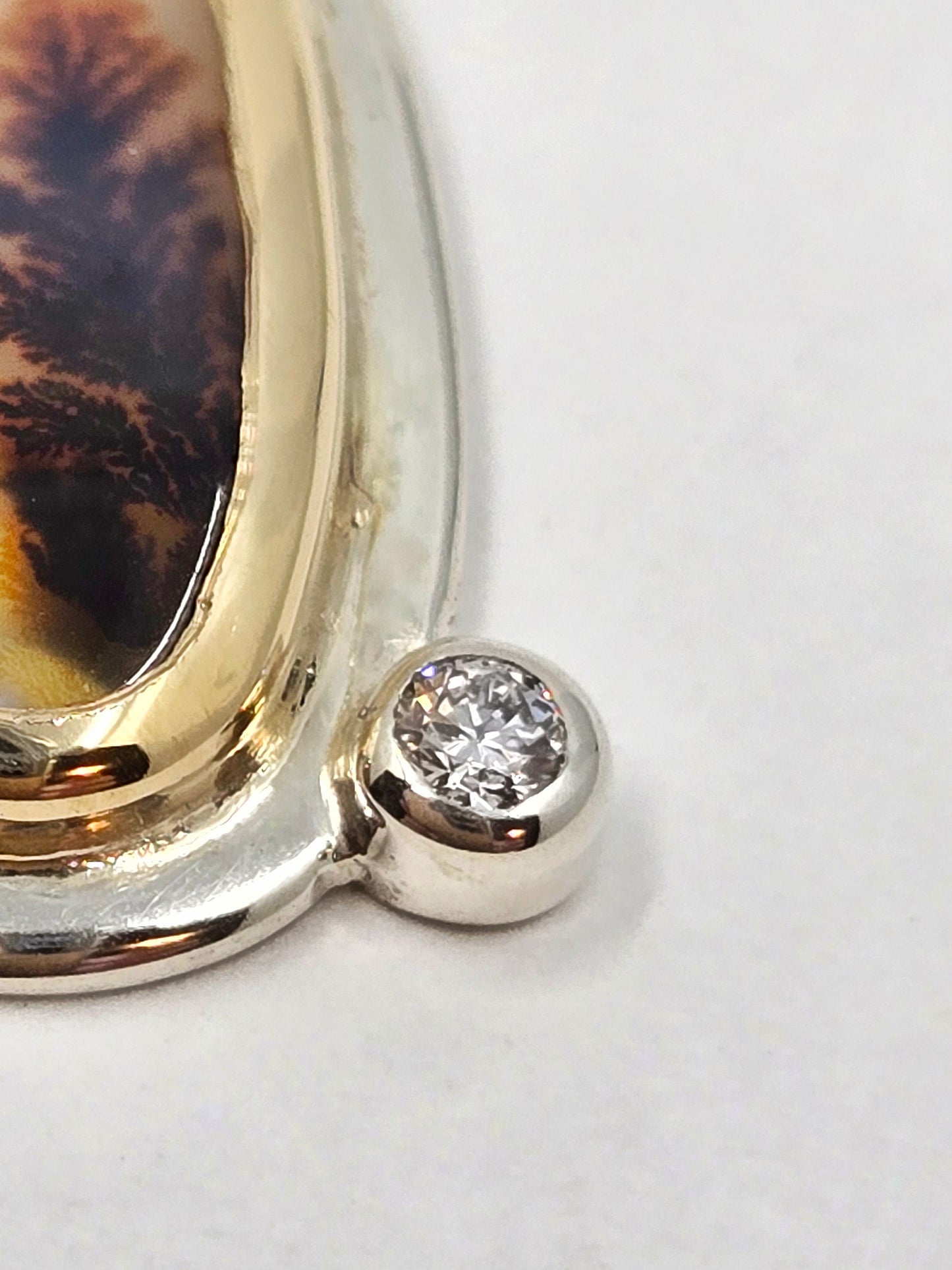 Dendritic Agate pendant